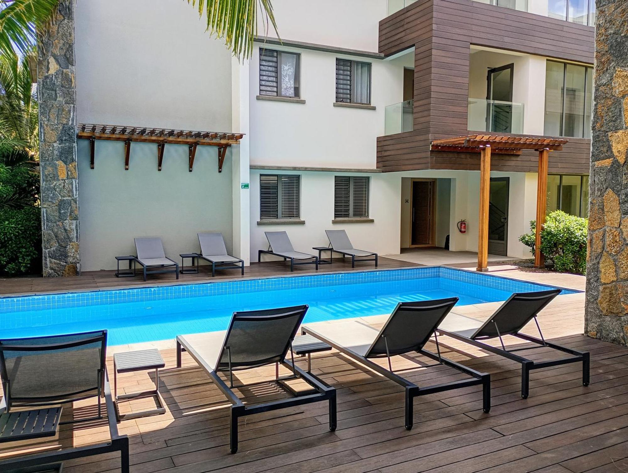 Appt Neuf De 2Ch Ds Residence Avec Piscine, Route Cotiere กรองด์เบย์ ภายนอก รูปภาพ